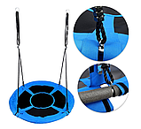 Дісткі Круглі Гойдалки FUNFIT 100см Синьо-чорні (2609), фото 10