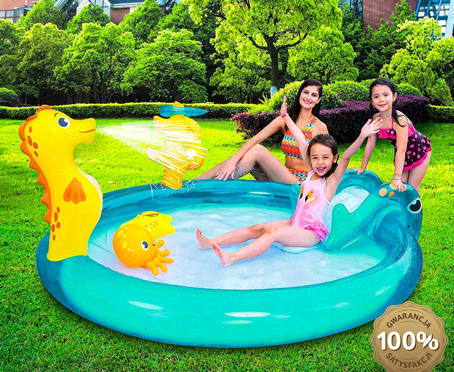 Надувний дитячий круглий Басейн 200x152x40 SunClub