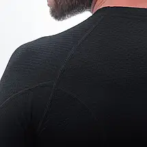 Чоловіча термофутболка з довгим рукавом Sensor Merino DF LS, S (Black), фото 3
