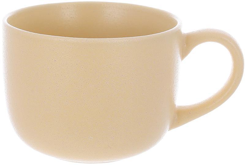 Набір 6 керамічних кухлів Scandi 550 мл, жовті, фото 1