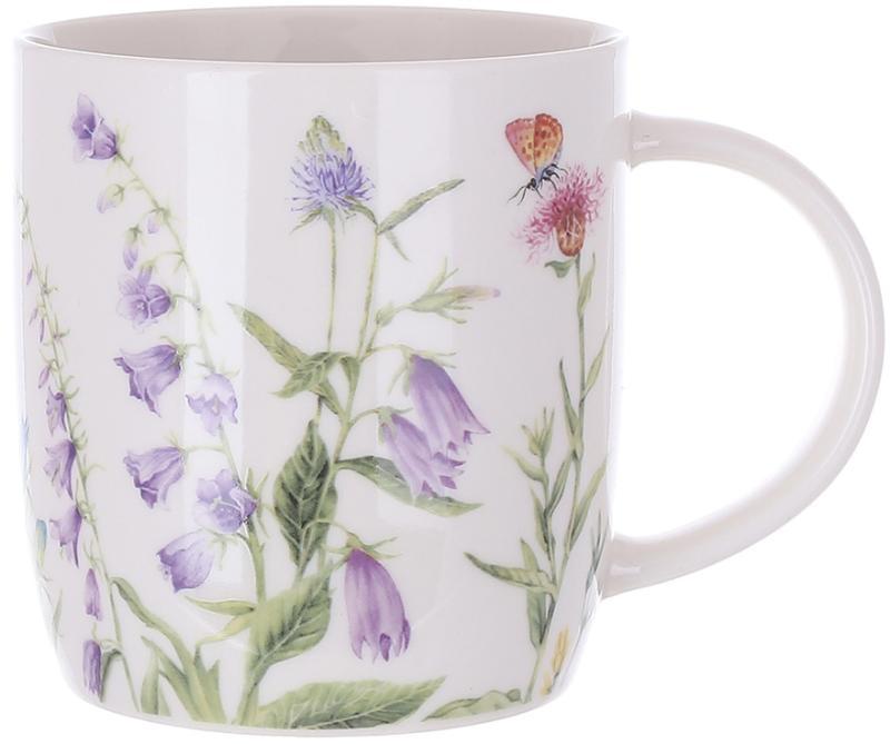 Набір 6 порцелянових кухлів (чашок) Floral 320 мл, фото 1