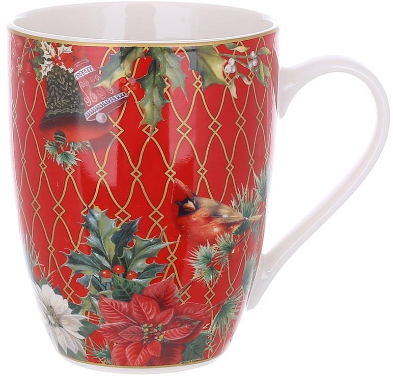 Кухоль порцеляновий «Merry Christmas» 340 мл для новорічного сервірування, фото 1