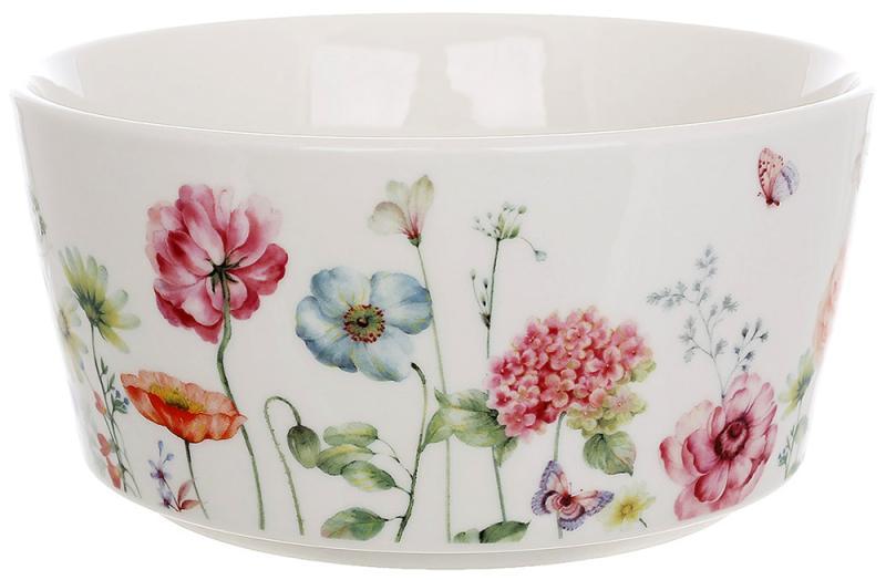 Набір 6 порцелянових салатників (піал) Flower Garden 800 мл