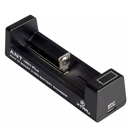 Універсальний зарядний пристрій XTAR ANT-MC1 Plus, Li-Ion, USB/220V, LED індикатор, Box, фото 1