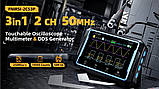 Осцилограф 2C53P двох канальний FNIRSI + Мультиметр + Генератор, фото 6