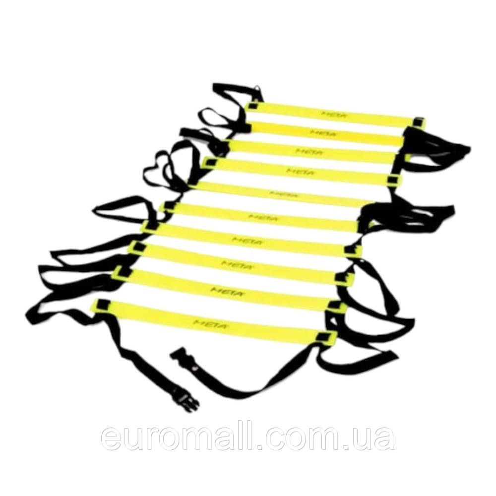 Драбини координаційні Meta Speed Ladder Pro Flat 1041001100, Жовтий, Розмір (EU) — 1SIZE