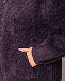 Жіноче тепле пальто оберсайз супер-батал з вовни альпаки р.52-56. Арт-3663/39, фото 2