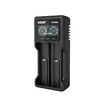 Універсальний зарядний пристрій XTAR VC2SL, Ni-Cd/Ni-Mh/Li-Ion, 2 канала, USB-C, LCD, Powerbank, Box, фото 3