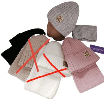 Шапка і хомут для дівчинки на 2-6 років.