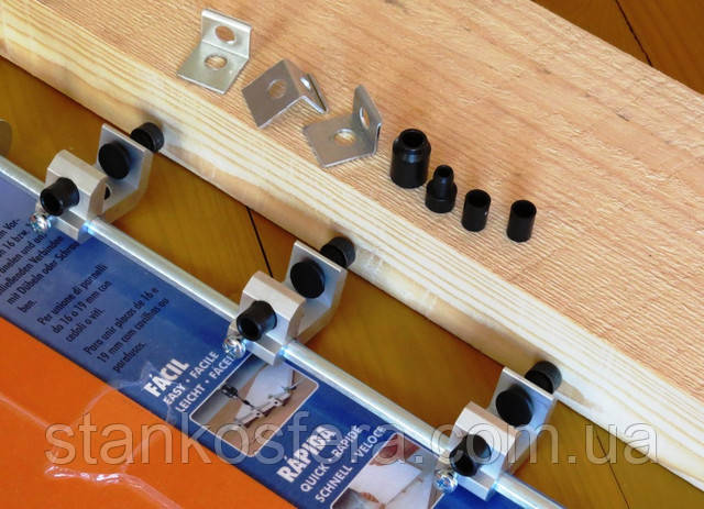 Мебельный кондуктор Virutex PM11D Шаблон для сверления под шканты и конфирмат