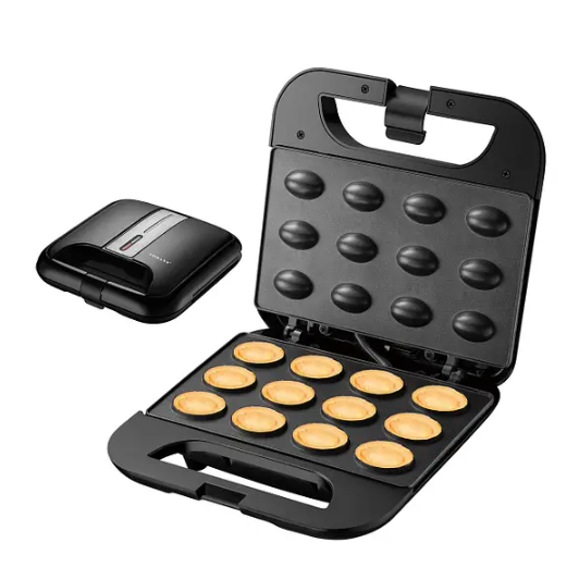 Горішниця для випічки електрична 750 Вт, Вафельниця-горішниця для дому, Електрогорішниця побутова, фото 1