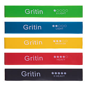 Гумки для фітнесу набір LOOP BANDS GRITIN SP-Sport FI-3106, Розмір (EU) — 1SIZE