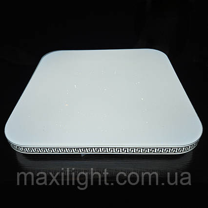 Світлодіодний світильник BIOM 36W стельовий накладний 6200K (DEL-S707-36) без Д/У ЗОРЯНЕ НЕБО, фото 1