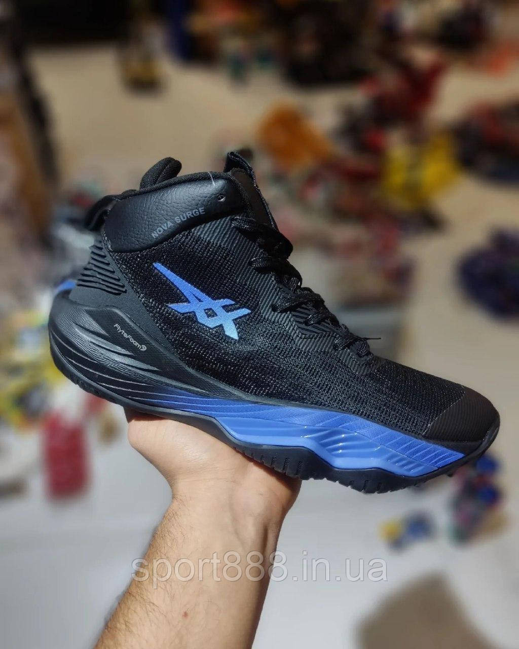 чорні Asics Nova Surge 2 волейбольні кросівки, фото 1