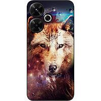 Силіконовий чохол Epik для Xiaomi Redmi 13 4G з картинкою Космічний вовк
