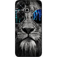 Силіконовий чохол Epik для Xiaomi Redmi 13 4G з картинкою Лев в окулярах