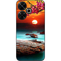 Силіконовий чохол бампер Epik для Xiaomi Redmi 13 4G з картинкою Гарний захід сонця