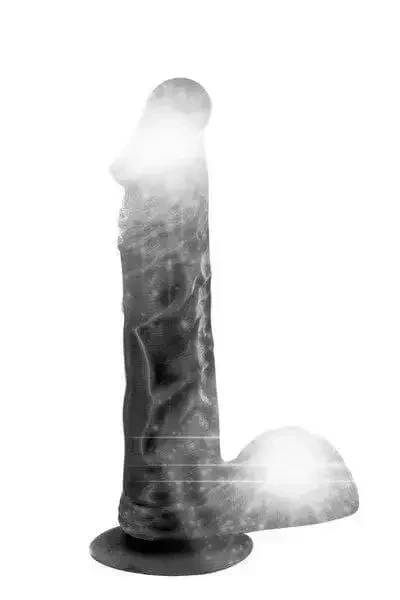 Фалоімітатор Real Body — Real Tony Black, TPE, діаметр 3,5 см Bomba💣, фото 1