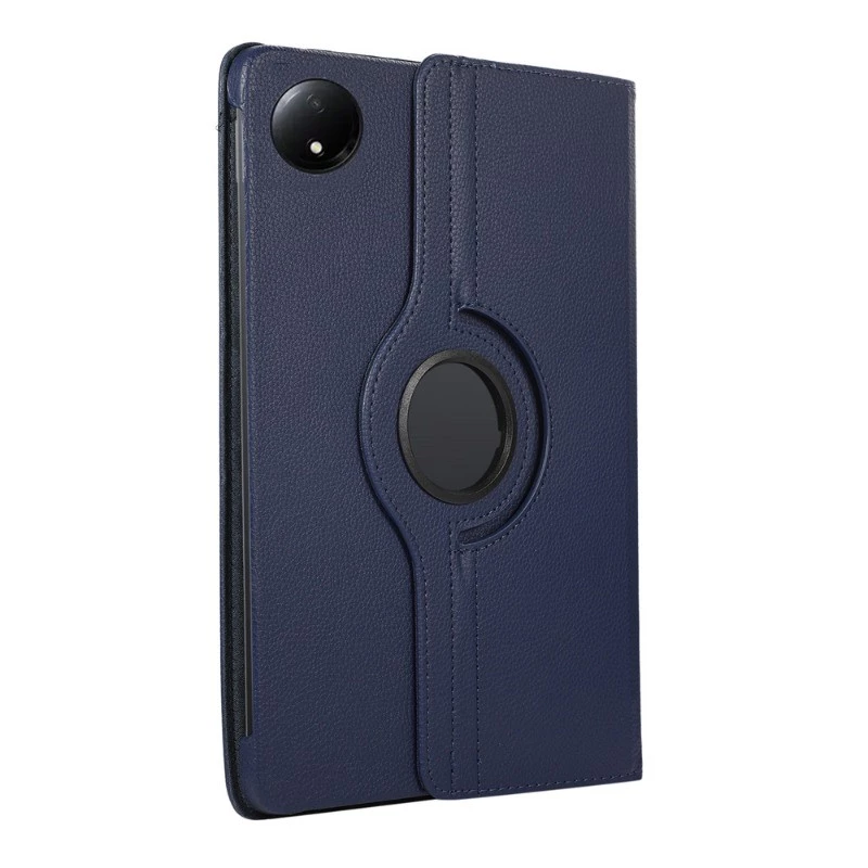 Шкіряний чохол книжка 360 на Xiaomi Redmi Pad SE 8.7" / синій