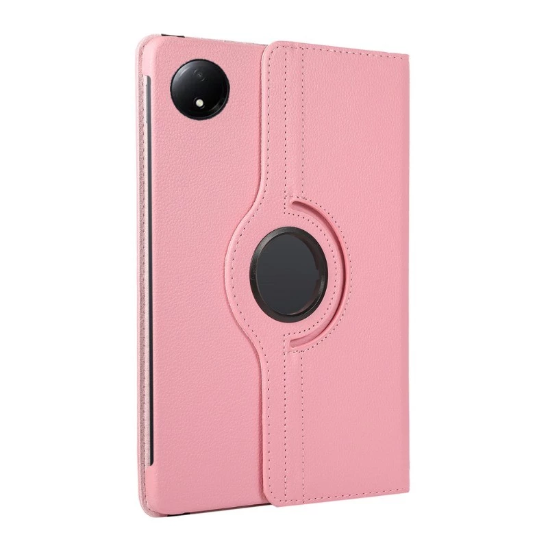 Шкіряний чохол книжка 360 на Xiaomi Redmi Pad SE 8.7"/рожевий