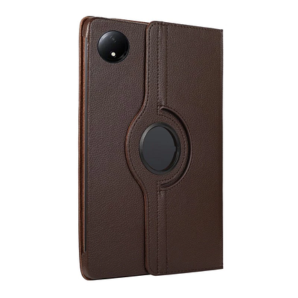 Шкіряний чохол книжка 360 на Xiaomi Redmi Pad SE 8.7" / коричневий, фото 1