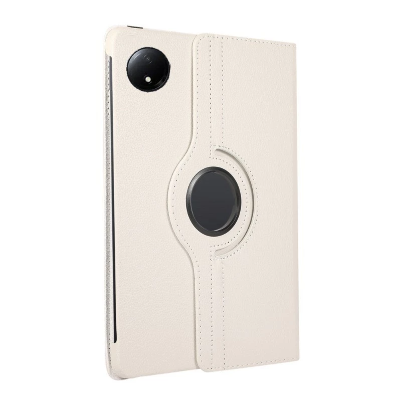Шкіряний чохол книжка 360 на Xiaomi Redmi Pad SE 8.7" / білий