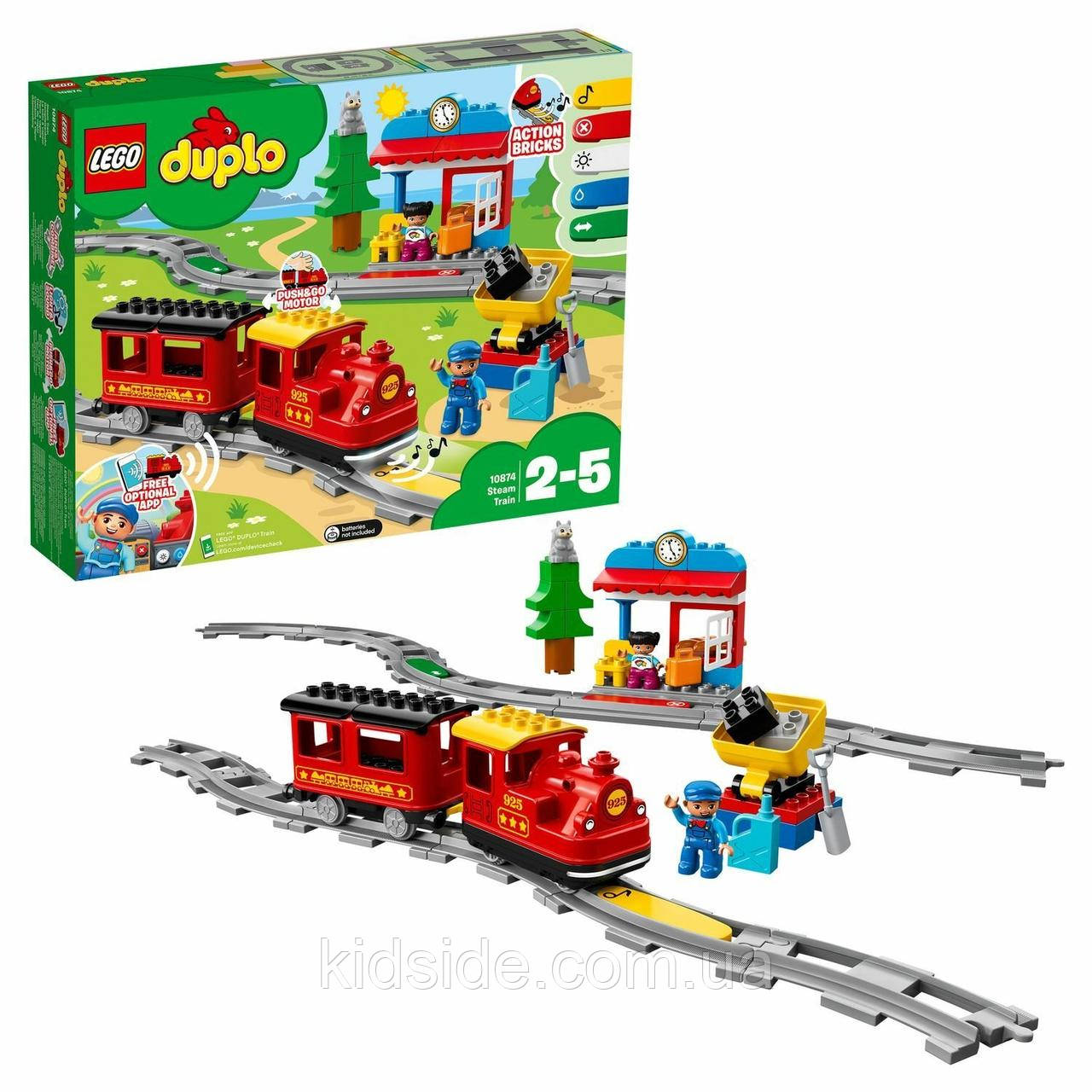 LEGO Duplo 10874 Поїзд на паровій тязі