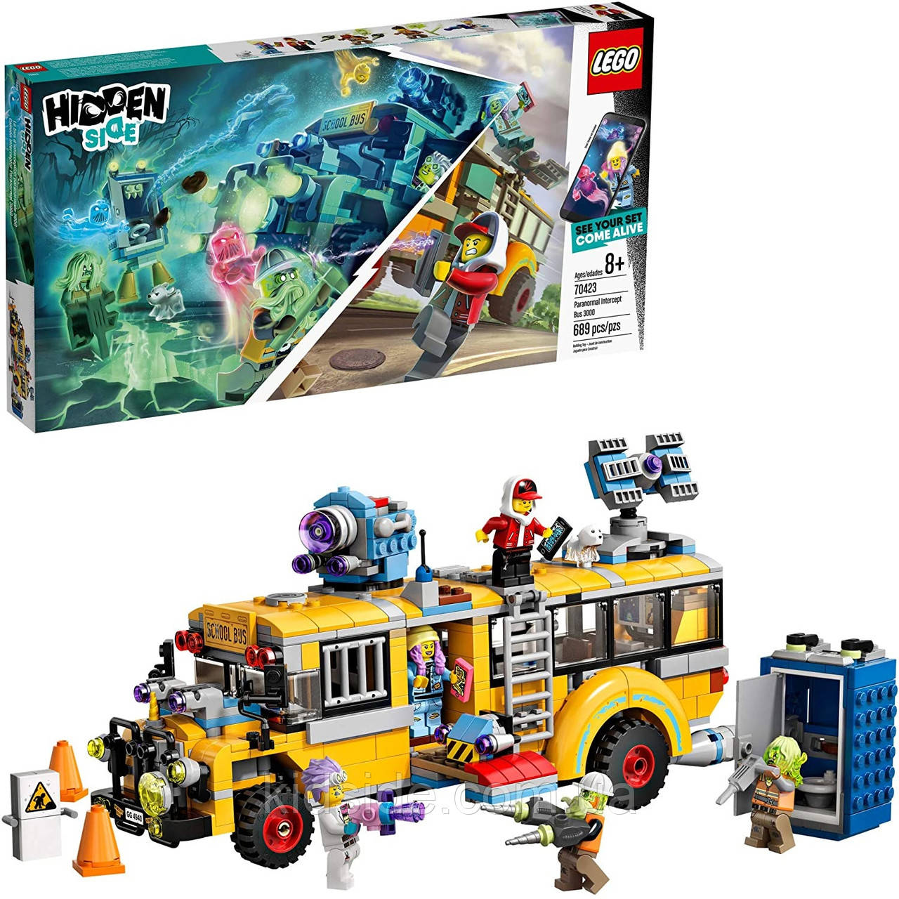 Lego Hidden Side 70423 Автобус мисливців за паранормальними явищами 3000