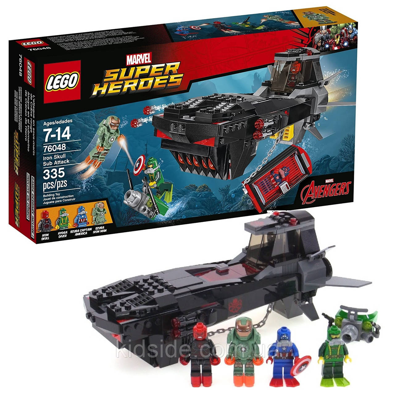 LEGO Marvel Super Heroes 76048 Викрадення Капітана Америка