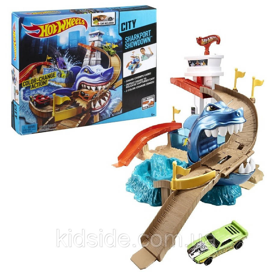 Hot Wheels Sharkport BGK04 Автотрек Хот Вілс Акула
