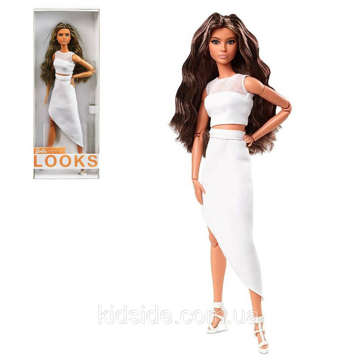 Barbie Looks #1 GTD89 Лялька Барбі Брюнетка з хвилястим волоссям