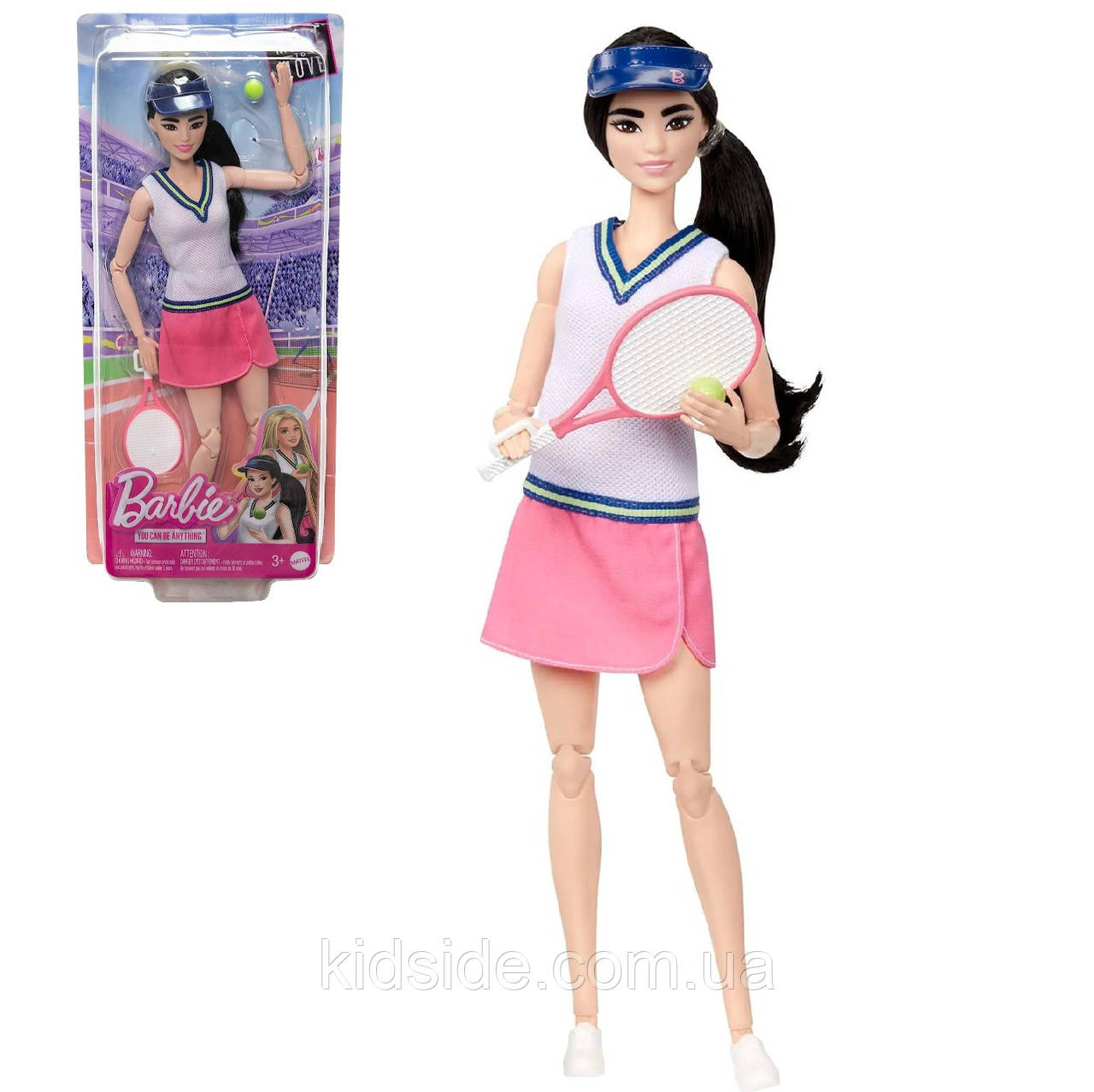 Barbie️ Made to Move️ Tennis Player HKT73 Лялька Барбі Безмежні рухи Тенісістка