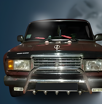 Кенгурник на ВАЗ 2105/ВАЗ 2107 (1982-2014) 42 mm