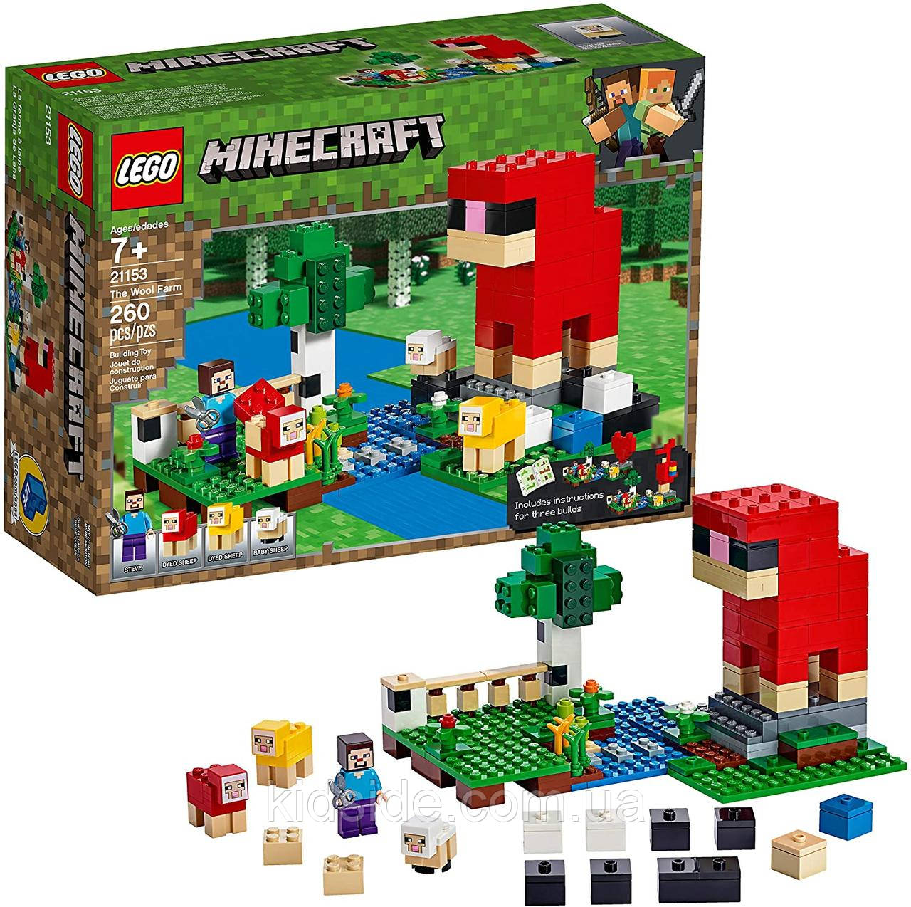 LEGO Minecraft 21153 Вовняна ферма