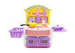 Набір 686B міні-кухня звук світло вмикається вода 7 предметів