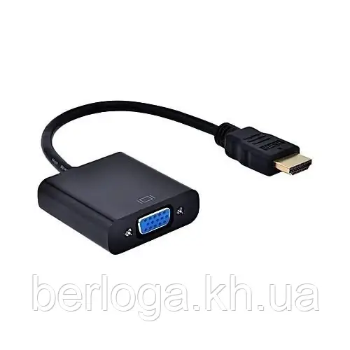 Адаптер HDTV (Male) to VGA (Female)  Black/ White