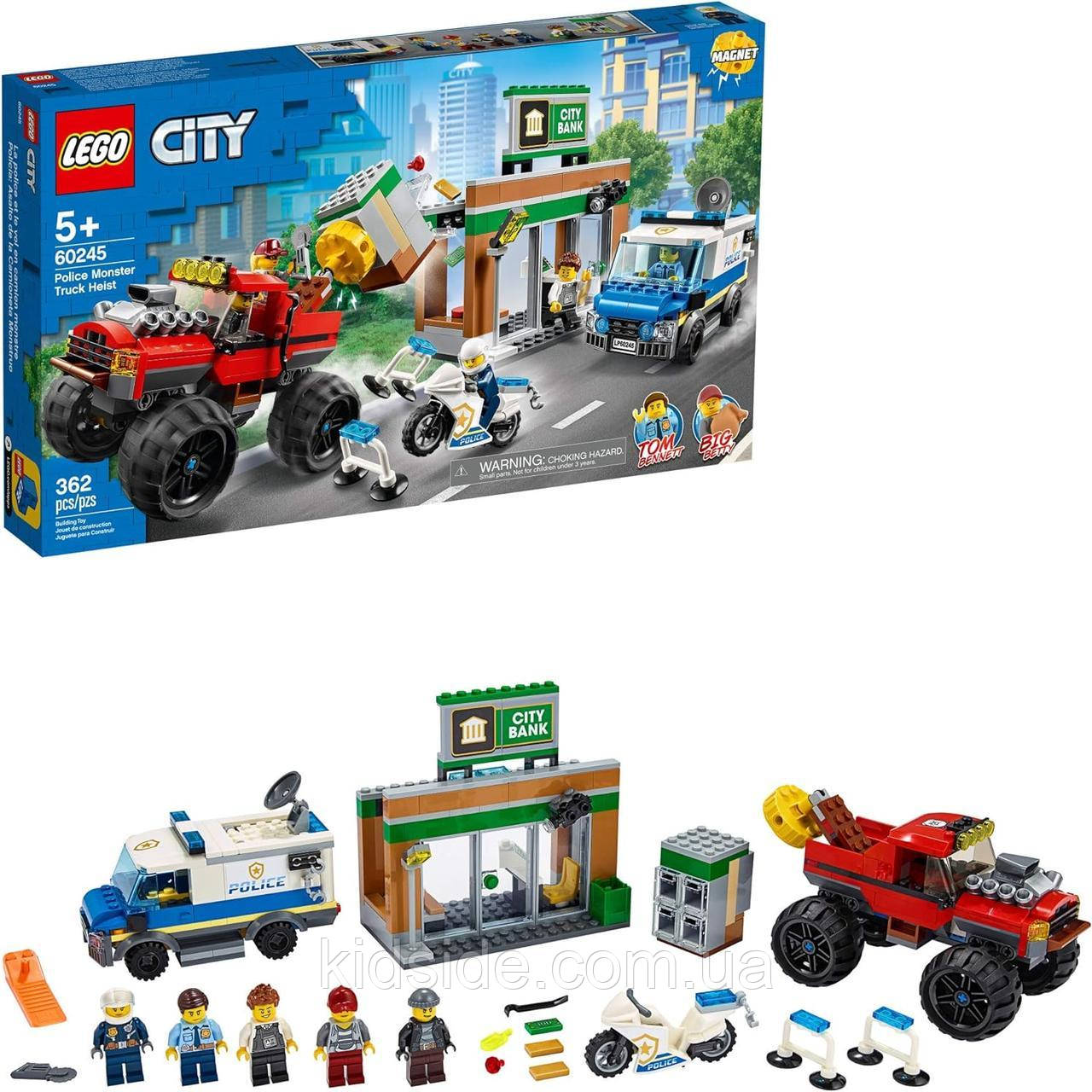 LEGO City 60245 Ограбування поліцейського монстр-траку