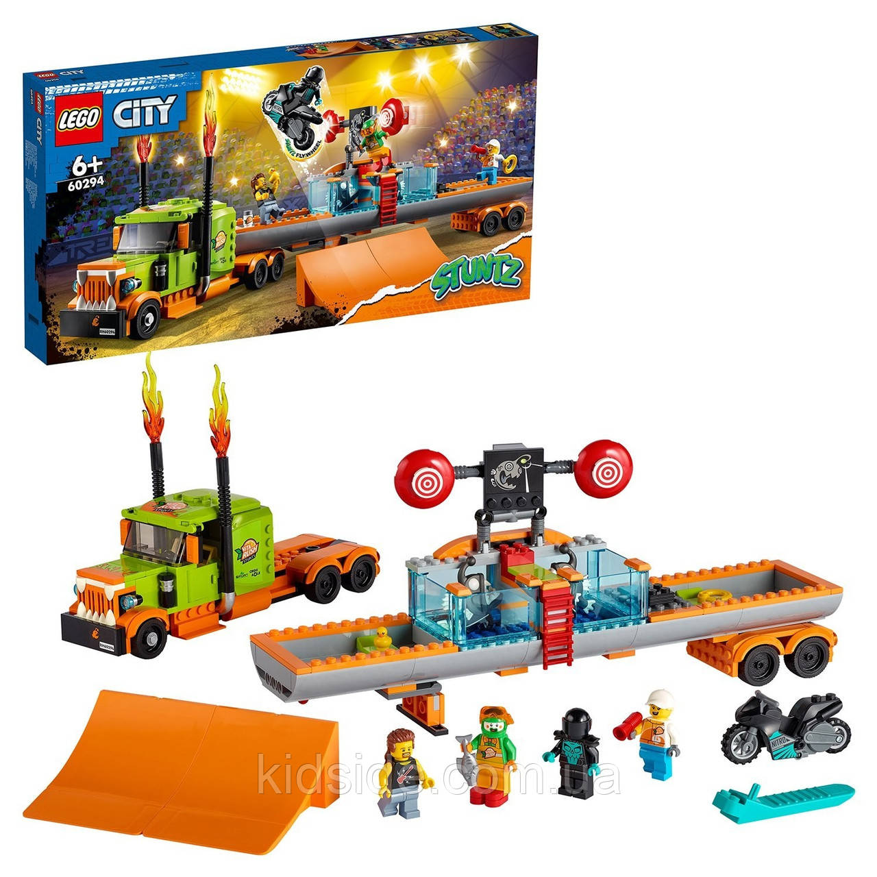 LEGO City 60294 Вантажівка для шоу каскадерів