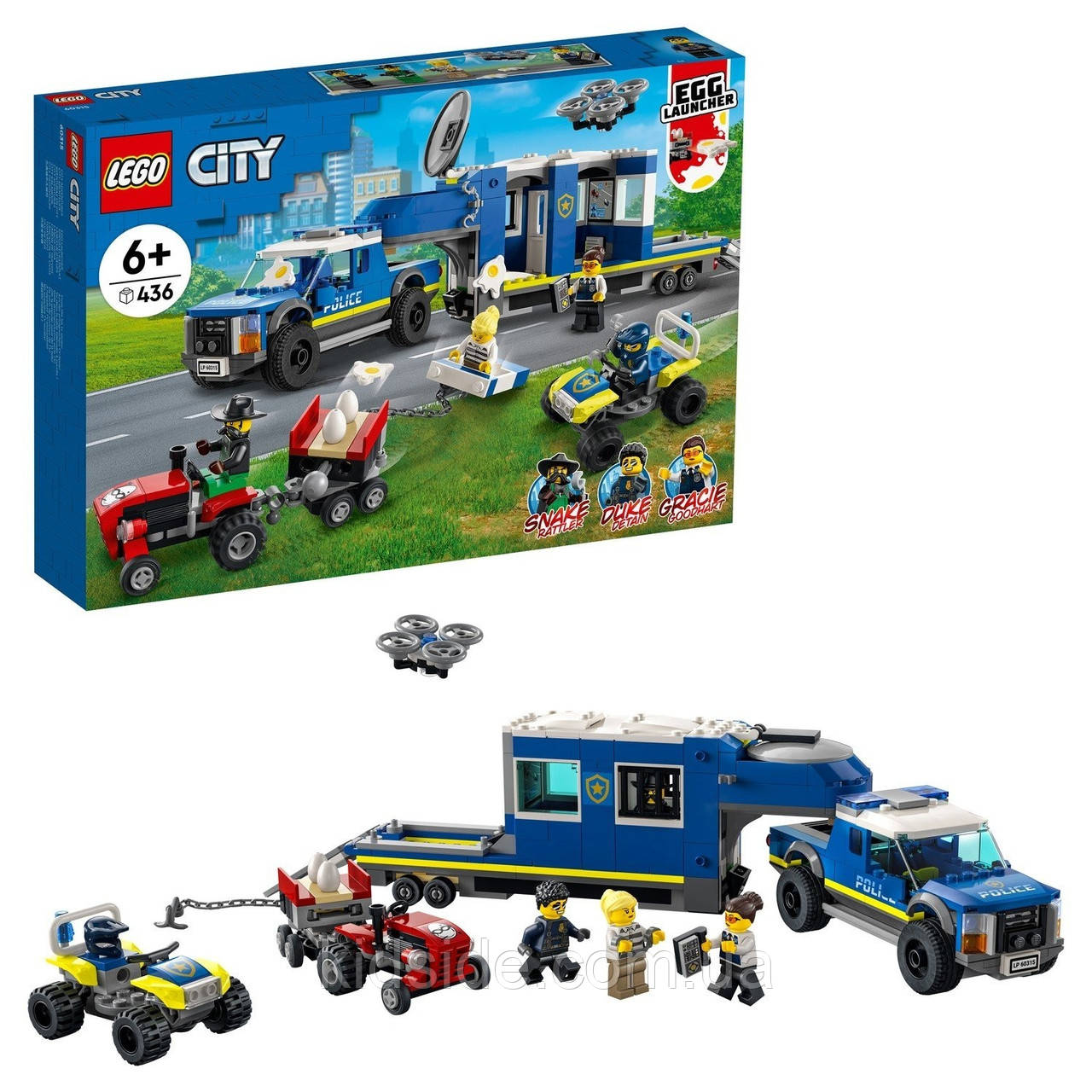 LEGO City 60315 Поліцейський мобільний командний трейлер