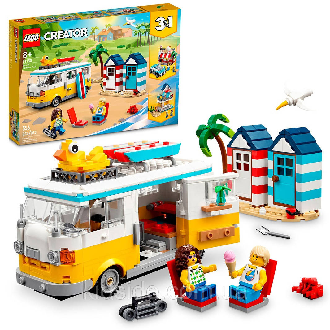 LEGO Creator 31138 Пляжний фургон для кемпінгу