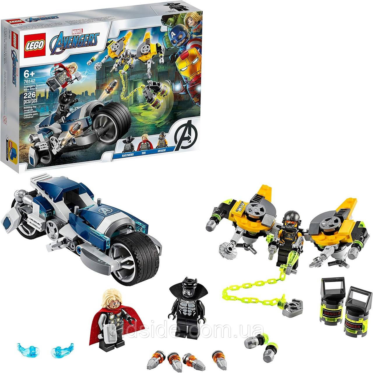 LEGO Marvel Super Heroes 76142 Месники Атака на спортбайці