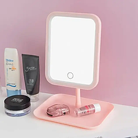 Косметичне дзеркало зі світлодіодною підсвіткою Cosmetic mirror AND LY-696 Дзеркало для макіяжу з підсвіткою