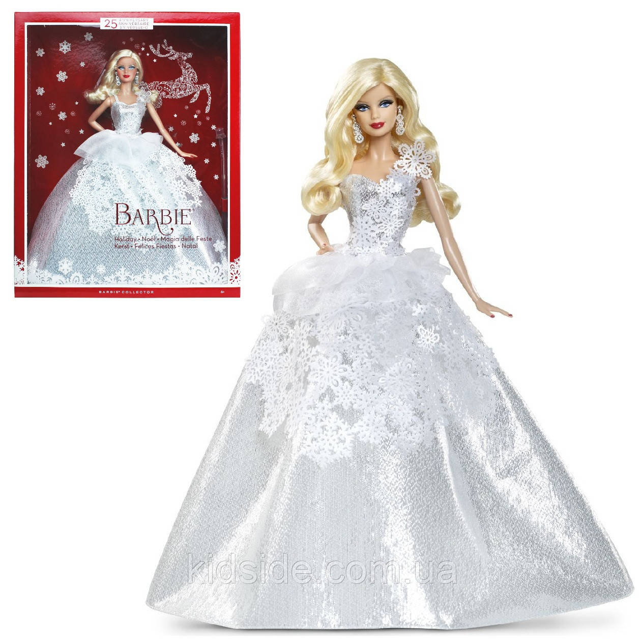 Barbie Collector Holiday X8271 Лялька Барбі Колекційна Святкова 2013