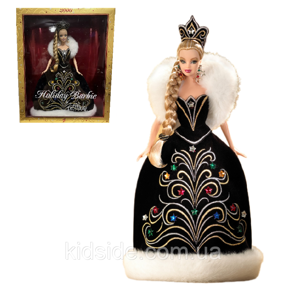 Barbie Holiday J0949 Лялька Барбі Колекційна Святкова 2006, фото 1