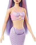 Barbie Dreamtopia Mermaid HRR06 Лялька Барбі Русалочка Дримтопія, фото 7