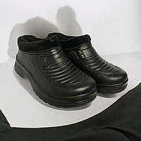 Зручні робочі чоботи 44р, Чорні черевики для роботи, Черевики робочі Чоловічі SA-97