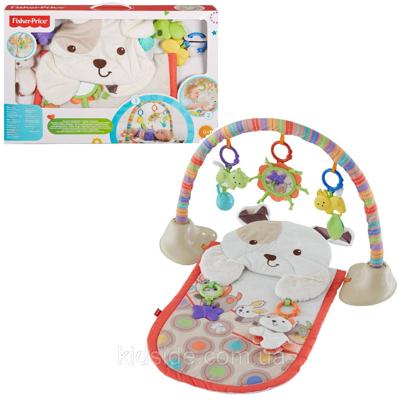 Fisher Price BMH53 Розвивальний килимок 3-в-1 Маленький собачка