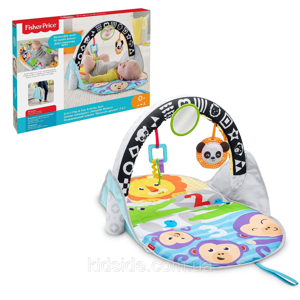 Fisher Price FXC14 Розвивальний килимок 2-в-1 Дискавері