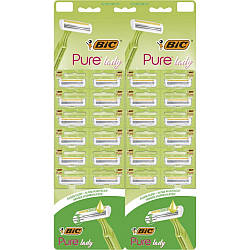 Станок для гоління BIC 3 Pure lady на мапі 24 шт.