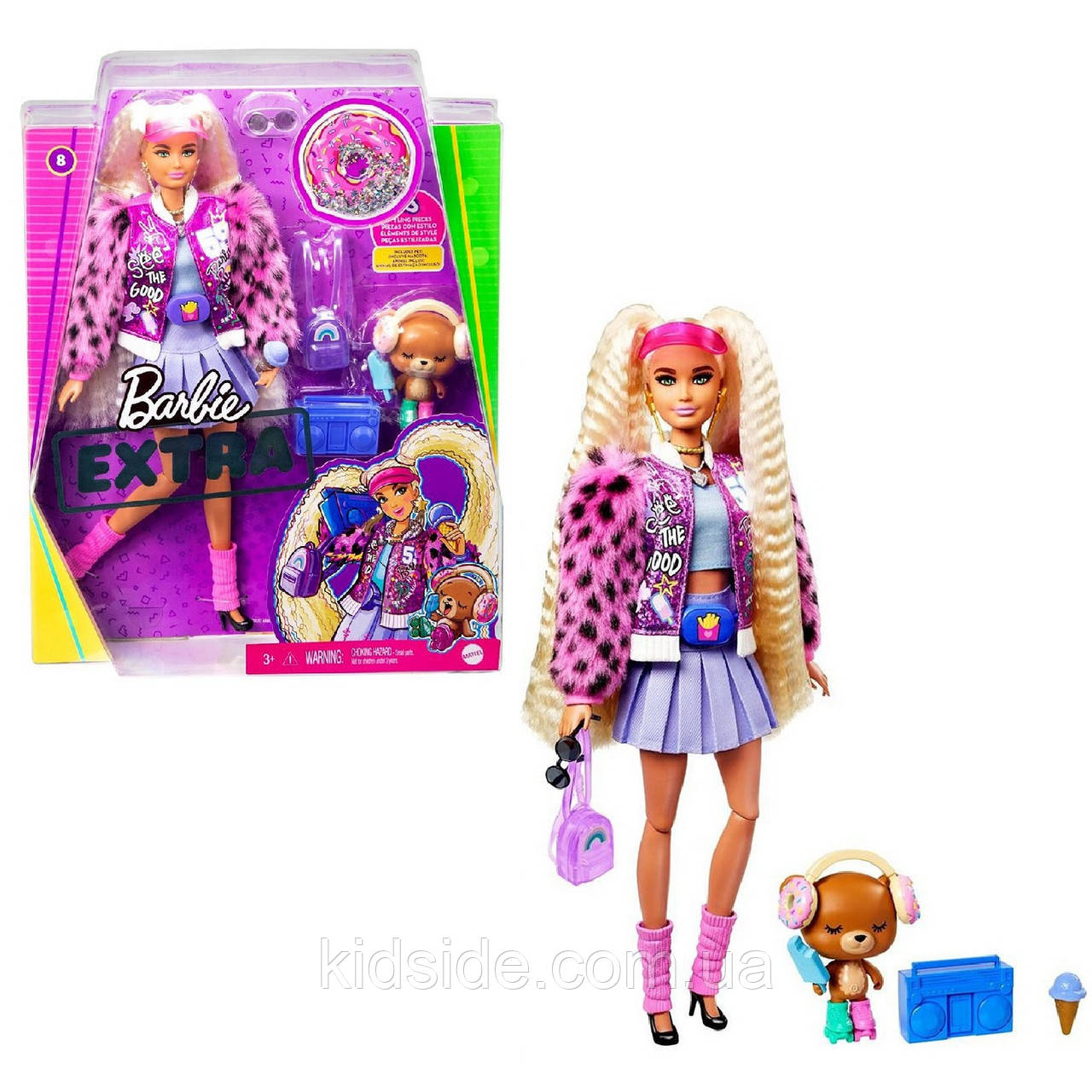 Barbie Extra GYJ77 Лялька Барбі Екстра Блондинка з хвостиками